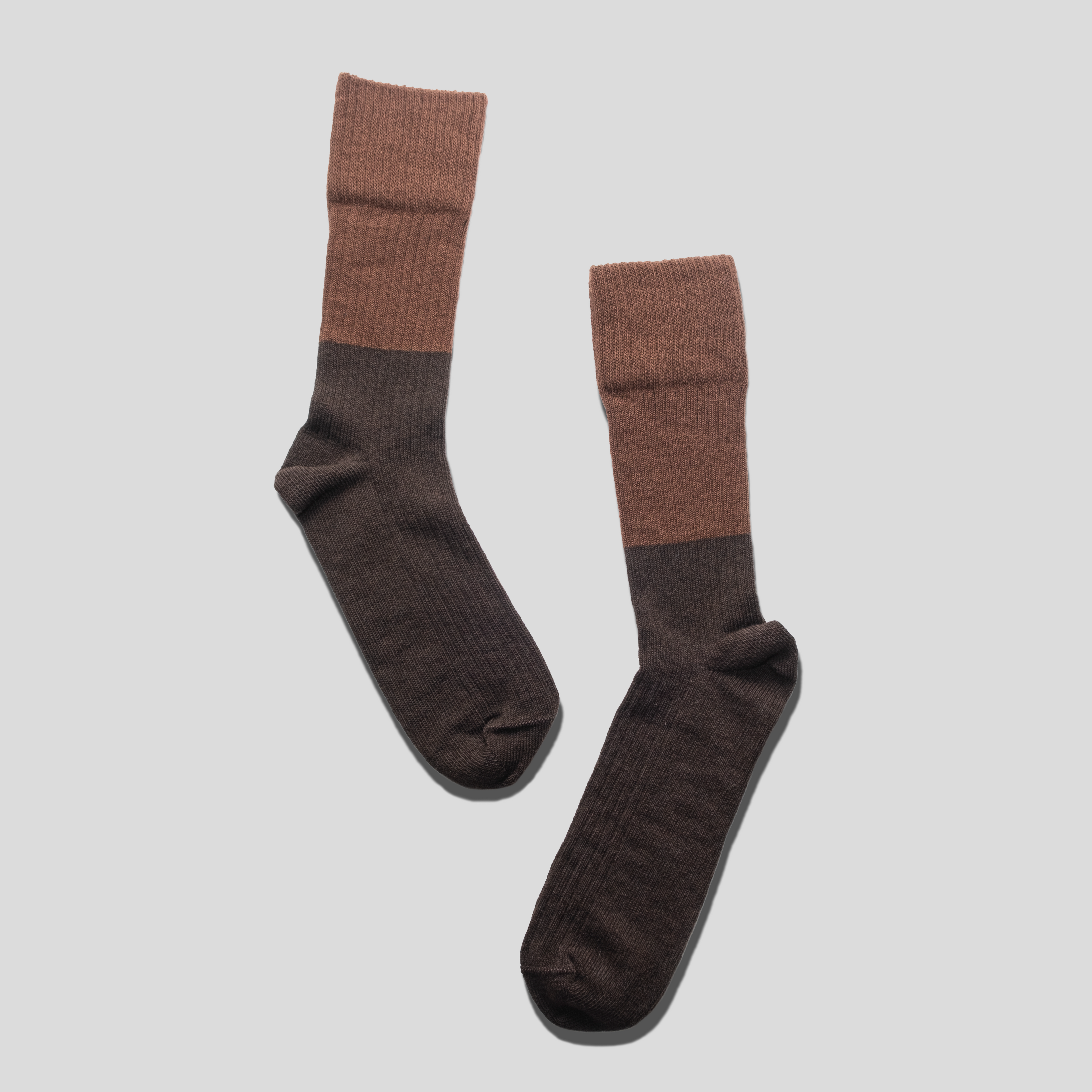 Merino Wool Rib // Brunette Brown
