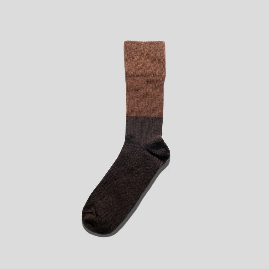 Merino Wool Rib // Brunette Brown