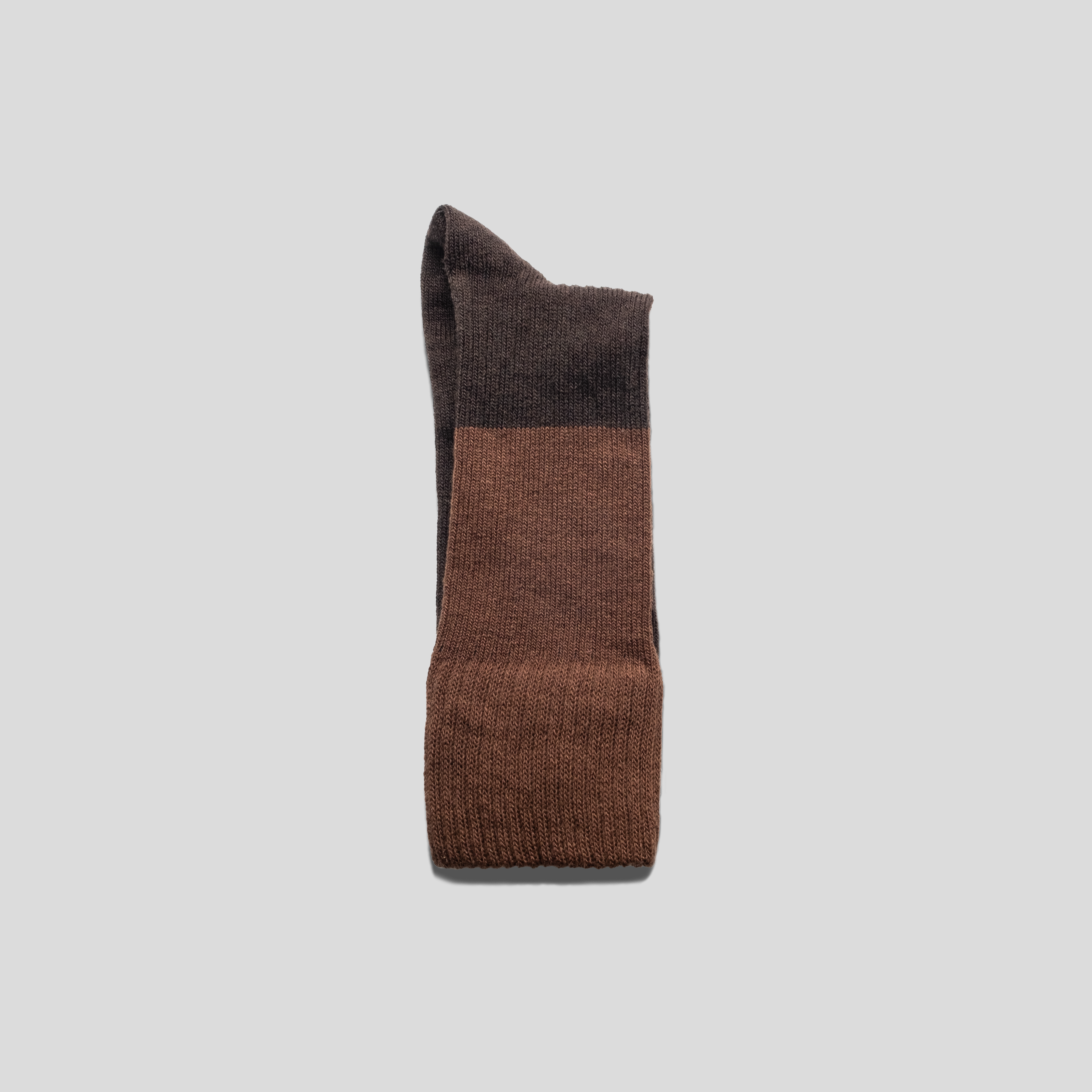 Merino Wool Rib // Brunette Brown