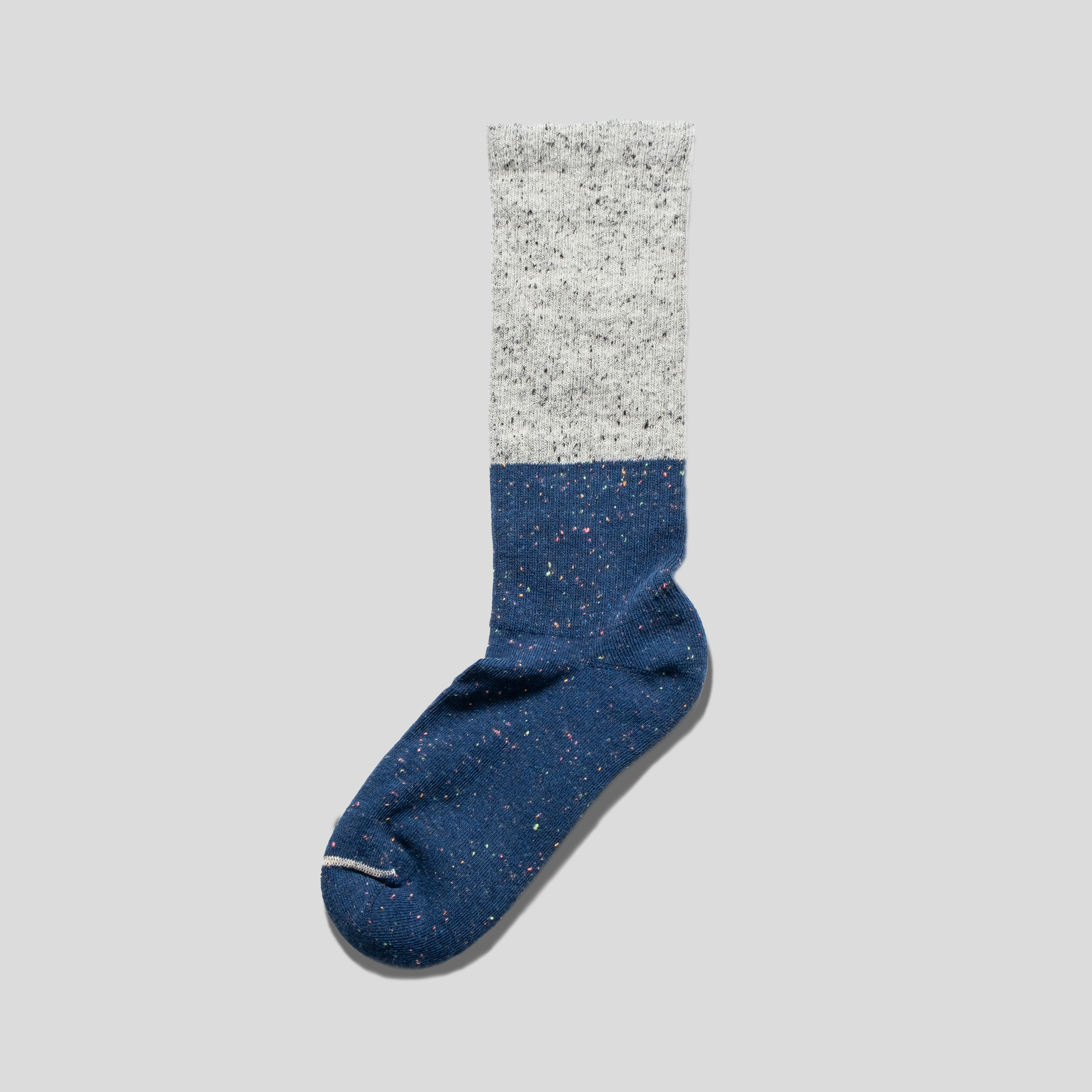 Tennis Cotton Neps Terry // Grey//Dark Blue