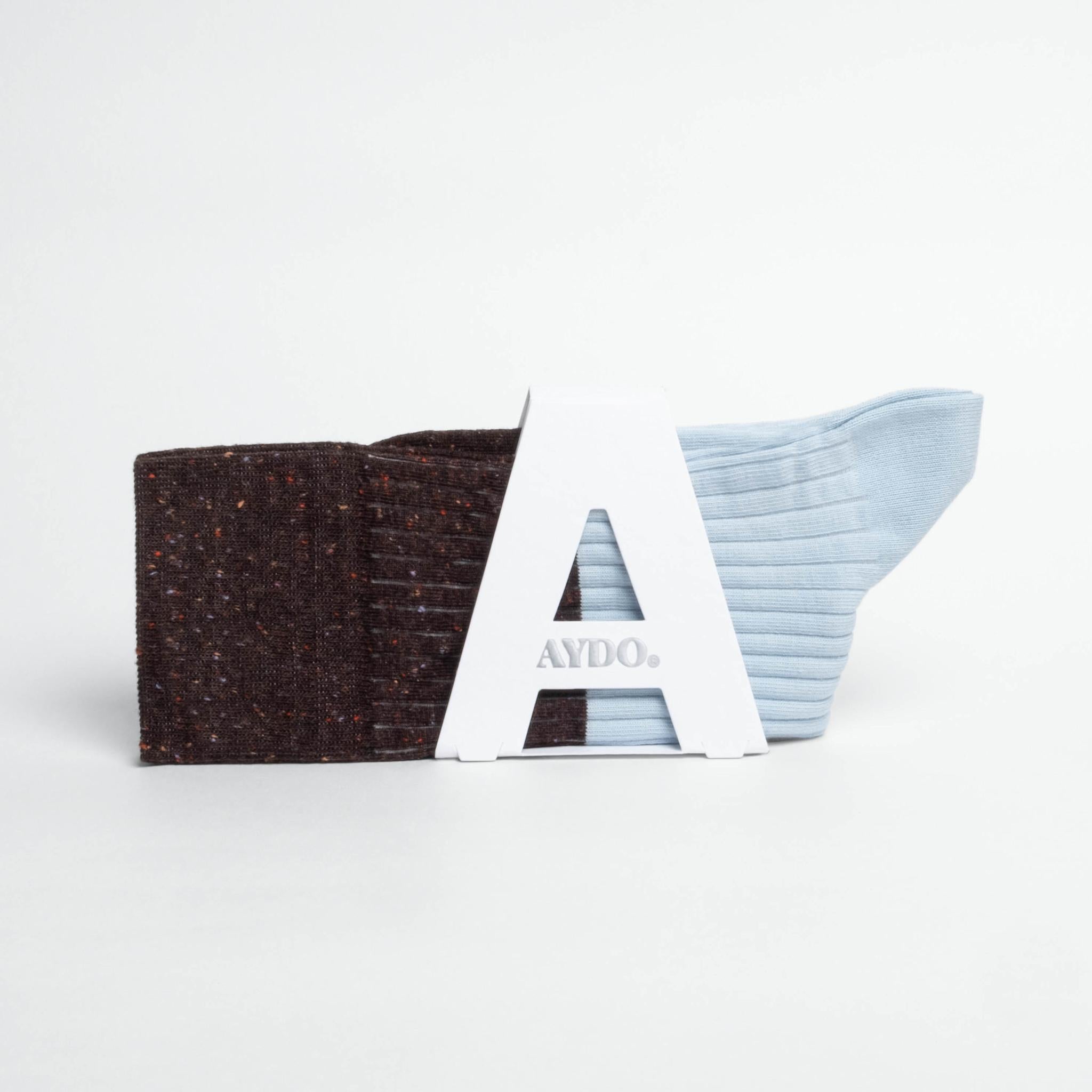 PORTO // Dark Brown NEPS // Little Blue