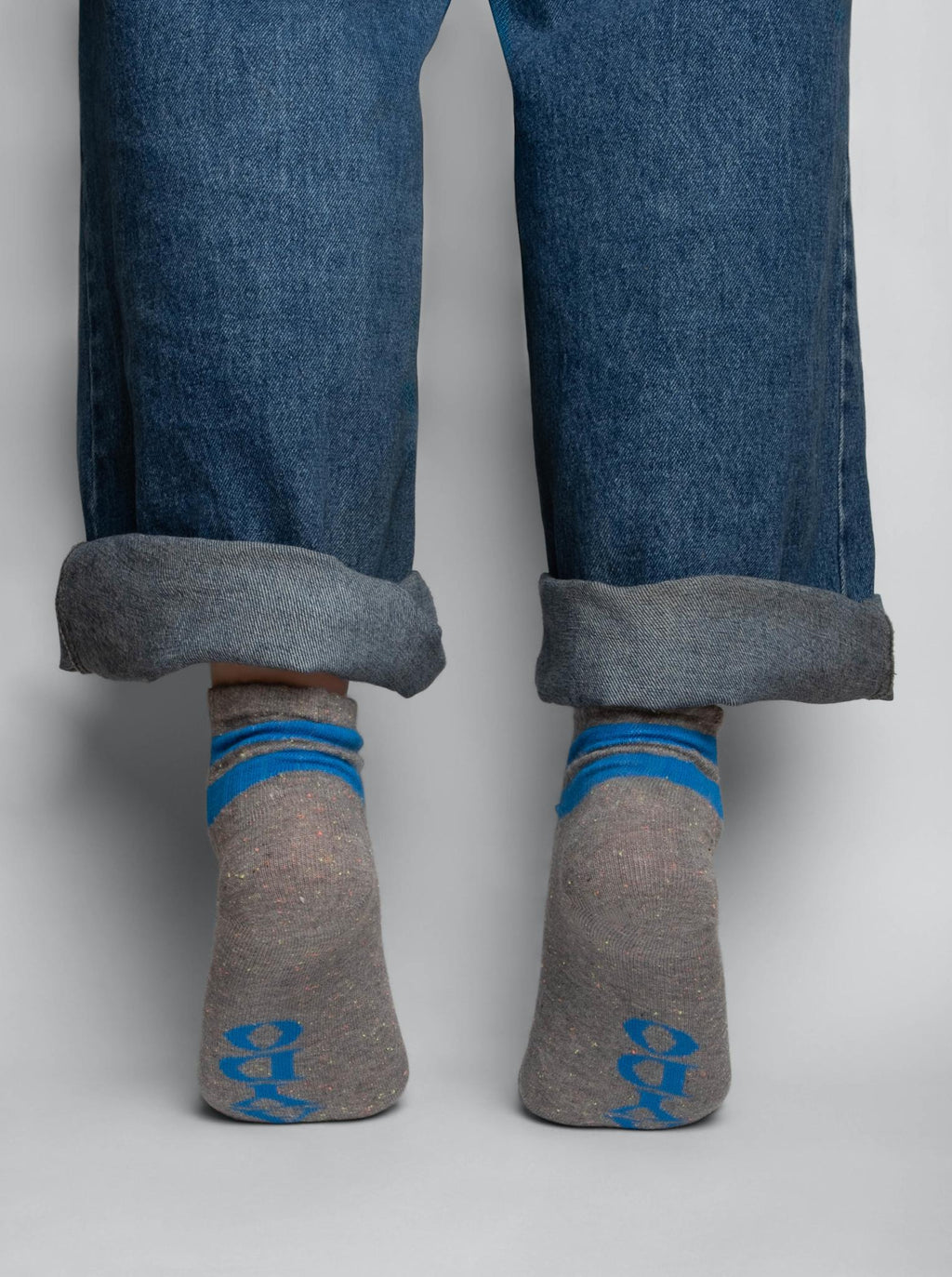 ANTWERPEN // Dark Grey Melange NEPS // French Blue