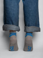 ANTWERPEN // Dark Grey Melange NEPS // French Blue