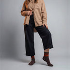 ANTWERPEN // Dark Brown NEPS // Red Orange