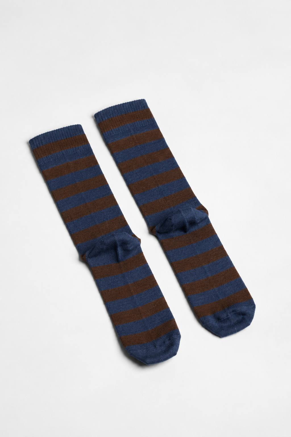 VILNIUS PATH // BROWN & BLUE STRIPE