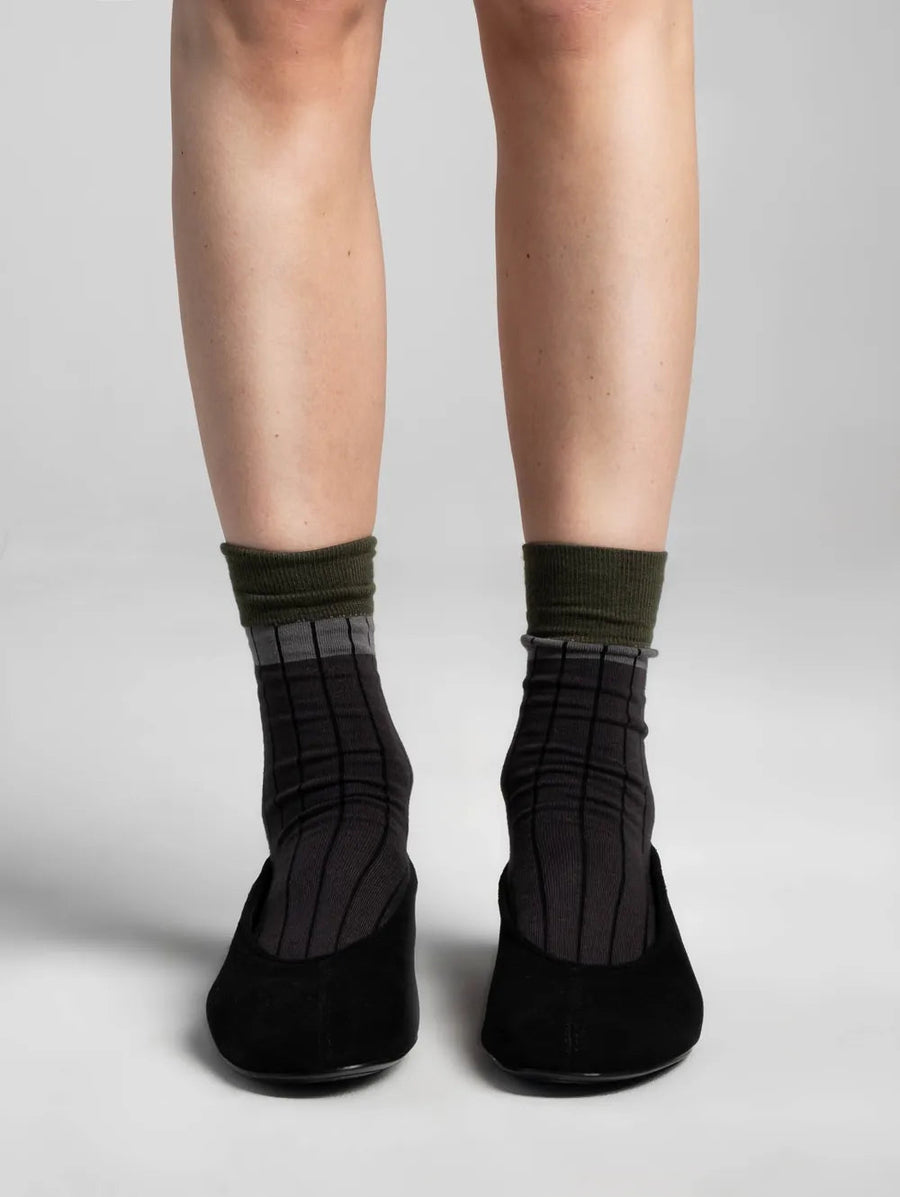 AYDO socks worn with flats